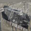 AELS 18x18 Decorative Farmhouse Linen Throw Pillow Covers, Boho Textured Pillow Case, Set of 2,Beige with White & Navy Blue Stitch Yarn Dyed Stripe Cushion Cover for Sofa Couch Living Room(Cover ONLY)