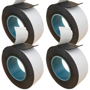 4 Rolls Butyl Rubber Self-Fusing Tape | IP67 Waterproof & 35KV Insulated | Extreme Cold/Hot Resistance (-4F to 194F) | for Electrical Joints, Pipe Leaks, Handlebar Grip Wrap (1" x10FT)