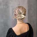 2 x Flat Hair Clips for Women - Large Hair Claw Clips and Duckbill Hair Clip for Women for Thin or Thick Hair - No Slip Strong Hold Hair Clip for Styling (4Pack, 4Colors) (Style 2)