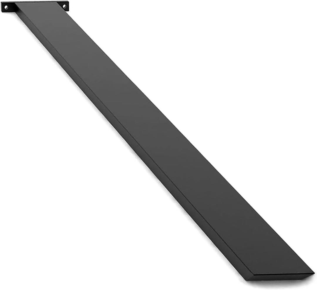 Hidden Island Countertop Support Bracket 1 Pack Black 20 Inch Heavy Duty Granite Countertop Bracket Iron Island Support Brackets for Granite Quartz Wood