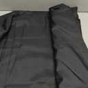 Smiry Rectangle Picnic Table Cloth, Waterproof Elastic Fitted Tablecloths for 8 Foot Tables, Washable Polyester Table Cover for Camping, Indoor and Outdoor (Black, 36"x96")