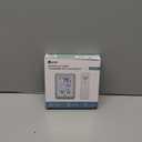 Indoor Outdoor Thermometer Wireless Weather Station, Temperature Humidity Monitor Battery Powered Inside Outside Thermometers with 330ft Range Remote Sensor and Backlight Display（Metal Black）