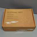 6 Sizes 12 Cups Cupping Kit for Massage Therapy - Vacuum Cupping Set for Pain Relief at Home, Includes Detailed Guide, Hand Pump, Extension Tube, Magnetic Heads