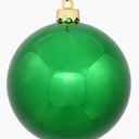 Extra Large Plastic Christmas Tree Ornaments Shatter Proof Green