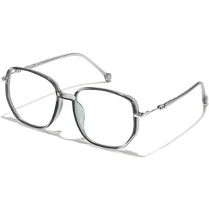 JOLLYNOVA Blue Light Blocking Glasses for WomenOversized Lightweight TR90 Fashion Computer Eyeglasses