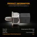 06K906051A 06K906051C Fuel Pressure Sensor Compatible with Audi A3 A4 A5 A6 A7 A8 Q3 Q5 Q7 TT VW Golf Passat Jetta Tiguan Touran Scirocco Beetle