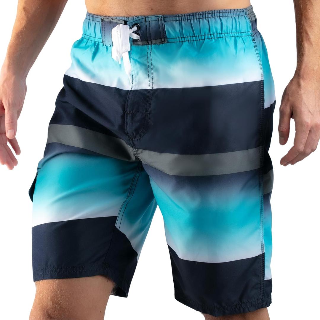 Kanu Surf Men's Legacy Swim Trunks (Blue, XXL)