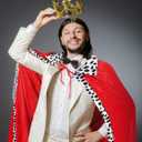 SATINIOR Red Prince Cloak Queen Robe Halloween Costume Stage Performances Royal Cape for Fathers Day Costume Party Accessory (Adult Size)
