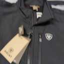 ARIAT Logo Softshell Vest, Black, Medium