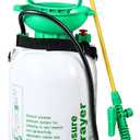 Honeydak 1.3 Gallon 5L Garden Pump Pressure Sprayer Watering Can Device for Watering Hanging Plant Basket Hard to Reach Pump Sprayer for Weeds, Lawn Care & Pesticides (Green)