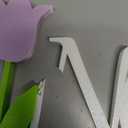 Hello Spring Chic Floral Decorative Sign
