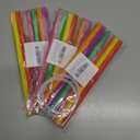 6pcs Straw Replacements for Owala FreeSip 24oz 32oz, Reusable Plastic with 1 Cleaning Cleaner Brush & 2 Seal O Ring Lid Gaskets for Rubber Water Bottle Tumbler Silicone Accessories Parts (6 Colors)