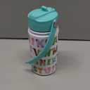 SANDJEST Alphabet Kids Water Bottle with Straw Lid 12oz Insulated Stainless Steel, Travel Tumbler, Animal Gifts for Boys Girls, Birthday, Christmas, Back to School