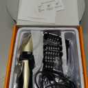 oneisall Dog Clipper Low Noise, Dog Grooming Kit with Rechargeable, Pet Shaver Cordless Electric Quiet Hair Clipper Set for Dogs Cats PetsGold