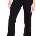 Yogipace Petite Women's Bootcut Flare Yoga Pants with Pocket, Flare Leggings for Workout, Travel & Everyday, 29", Black, Size L