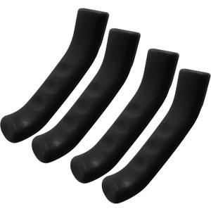 2 Pairs Bicycle Brake Lever Grip Protector Cover, Non-Slip Brake Lever Grip, Silicone Sleeve Universal Brake Protection Handle Cover for Bicycle, Cycling, Road/Mountain Bikes, Black