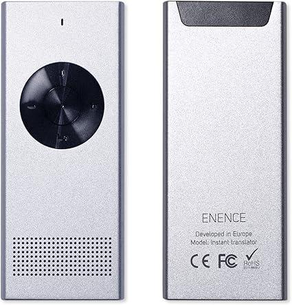 Muama Enence | Smart Instant Real Time Voice Languages Translator, Portable Two-Way Foreign 36+ Languages Easy Translator with High Accuracy Voice, Pocket Dictionary for Learning Travel Business