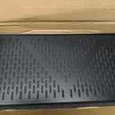 AC Infinity Vented Rack Shelf 1U, 8" Deep for 19" Server & AV Racks, 1RU 8" Deep