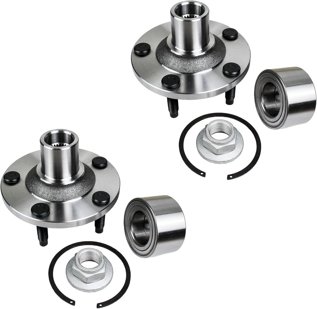 Autoround 518515 Pair Front Wheel Hub and Bearing Assembly Compatible with Ford Escape 2001-2012, Mazda Tribute 2001-2011, Mercury Mariner 2005-2011 5 Lugs (2PCS)