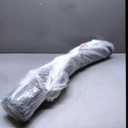 Zonon Dryer Vent Hose 4 Inch X 50 Feet Flexible Aluminum Foil Ducting Non Insulated with Stainless Steel Clamps and Aluminum Tape for Pipe, HVAC Heating Cooling Ventilation and Exhaust (Black)