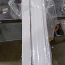 DEZ FURNISHINGS Cordless 2" Signature Faux Wood Blind, 69" W x 48" H, Embossed White