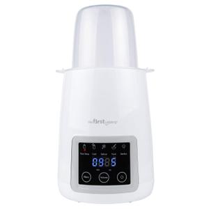 The First Years Gentle Warmth Digital Baby Bottle Warmer - Bottle Warmer for Breastmilk, Baby Formula, and Baby Food - Includes Milk Warmer, Basket, and Cup - White