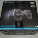 Edifier G2000 32W PC Gaming Computer Speakers for Laptop Mac Desktop Computer Woofer Speakers Bluetooth USB 3.5mm AUX Inputs RGB Lights Multimedia Speakers Black