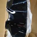PSLER 7/8" Cruiser Windshield Windscreen with Mounting Kit for Universal Motorcycle (Black)