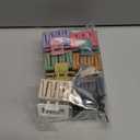 Sisiaipu 2 Inch Medium Hair Claw Clips 12 Pcs Square Hair Clips for Thin Hair Matte Nonslip Acrylic Banana Jaw Clips Bulk Hair Accessories for women and Girls - Colorful