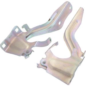1 Pair Hood Hinges for Nissan Rogue 2014-2020 Front Driver and Passenger Side Front Bonnet Bracket No.654004BA0A/654014BA0A Silver Tone Cast Iron