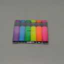 TWOHANDS Highlighters,Chisel Tip Marker Pens,6 Assorted Colors,with Large Ink Reservoir for Extra Long Marking 20062 (1 Count (Pack of 6))