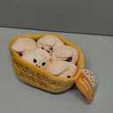WHAT DO YOU MEME? Emotional Support Dumplings by Relatable, Cuddly Stuffed Animals and Plushies Set, Small Gifts for Mom, Includes 5 Dumplings Plush Toys with Carrying Basket, for Mom