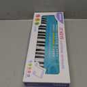 Keyboard Piano for Kids, BIGFUN 37 Keys Toddler Piano Multifunction Music Educational Instrument Toy, Electronic Kids Keyboard for 3-7 Year Old Girls and Boys (Blue)