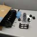 Dumos Oil Filled Radiator Heater with Adjustable Thermostat, 1500W Oil Space Heater for Indoor Use, Portable, 22inch Bright Black (22.8*11.8*4.8in)