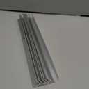 8PCS 15.55"(395mm) Length Aluminum Angle,1"x1"x1/8" Aluminum Angle,1/8"(0.118"-3mm) Thick 6061 T6511 Mill Stock.
