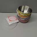 Elk and Friends Stainless Steel Bowls with Silicone Sleeve for Babies & Toddlers | Lids Included | Stay Put Suction | Cereal & Snack Bowls | 4 Pack (Blush/Peach/Lilac/Lemon)