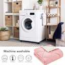 Seward Park King Size Pink Beige White Comforter, All Season Soft Reversible Bedding, Cooling Lightweight Fall Blanket, Girls Bedspread