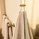 Preston Lane Douro Bath Towel Set 2 Pack Luxury Cotton Towels, Ultra Soft & Absorbent, Quick-Dry Spa-Quality Bathroom Towels, Made in Portugal, Clay 55 x 28