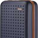 Kono Carry On Luggage 22x14x9 Airline Approved Suitcase, Navy, Carry-On 20-Inch