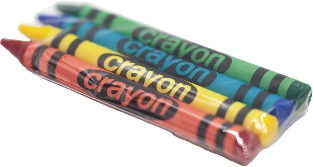 20 Sets of 4 Packs (80 count) Standard Size Crayons - Mini Crayon Packs Non-Toxic for Kids Party Favors, School Supplies for Teachers & Travel Crayons