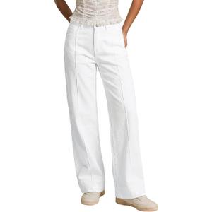 luvamia Wide Leg Jeans for Women Trendy High Waist Straight Leg Baggy Jeans Stretchy Denim Pants Trouser Jeans, 2XL