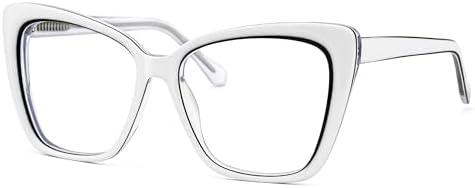 Zeelool Stylish Butterfly Eyeglasses Frame with Non-prescription HD Clear Lens for Women JGA192028