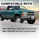 Headlights Wire for High/Low Beam for 1988-1998 GM Full Size Trucks & SUVs | Headlight Relay Kit, Enhanced Brightness & Wider Spread, 2Pcs