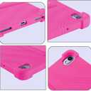 ATOOZ Kids Case for Walmart Onn 7 Inch Tablet 2024 (Model:100135924), Soft Silicone Case with Stand for Onn 7" Gen 4 Tablet (Rose Red)