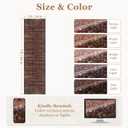 Brick Red 2x7 Hallway Runner Rug Non Slip, Vintage Farmhouse Dark Entryway Rugs for Inside House Mudroom, Ultra Thin Print Kitchen Runners Non Skid Washable, Carpet Runner for Bathroom Bedroom