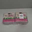 Sparkle and Bash Buffalo Plaid Napkins, It's A Girl Baby Shower (6.5 In, 100 Pack)
