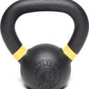 Kettlebell Kings Powder Coated Kettlebell Weights 5-90 LB | Workout Gym Equipment & Strength training sets for Women & Men | Durable Coating for Grip Strength, Rust Prevention 10 LB (4 KG)