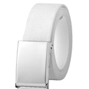Falari Canvas Web Belt Fully Adjustable Cut to Fit Golf Belt Flip Top Buckle