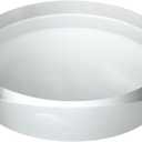 CiaoHER 2in Thickness 9in Diameter Acrylic Disc Display Block Clear Polished Round Pedestal Stand Riser 9" x 2", 1 Pack