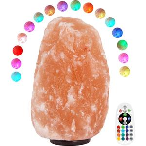 pursalt Himalayan Salt Lamp  911 Inch 1115 lbs, Natural Pink Large Salt Rock Lamp with Remote Control, 16 ColorChanging LED, USBPowered Night Light for Home, Office, Bedroom, Yoga Decor